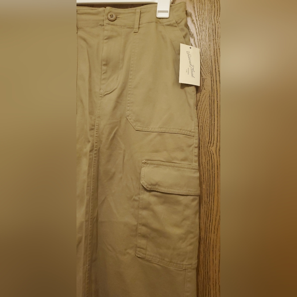 UNIVERSAL THREAD Tan Cargo Midi Skirt NWT Size: 4 - Picture 6 of 11